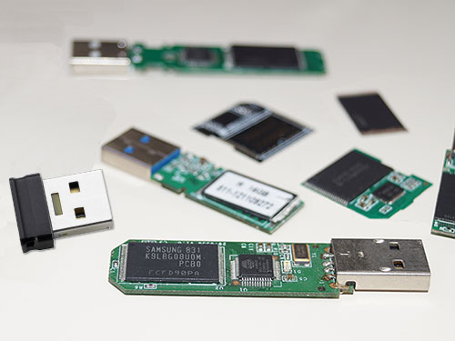 USB-Speicher-Sticks in unterschiedlichsten Ausführungen